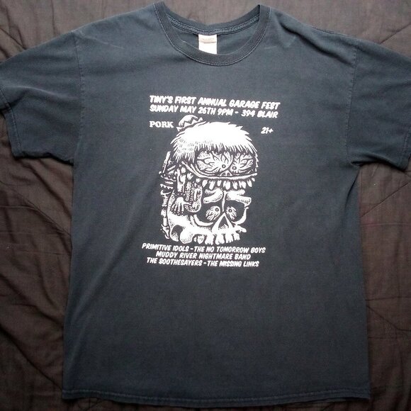 Tiny's First Annual Garage Fest Eugene Concert 2013 T-Shirt - Picture 2 of 5